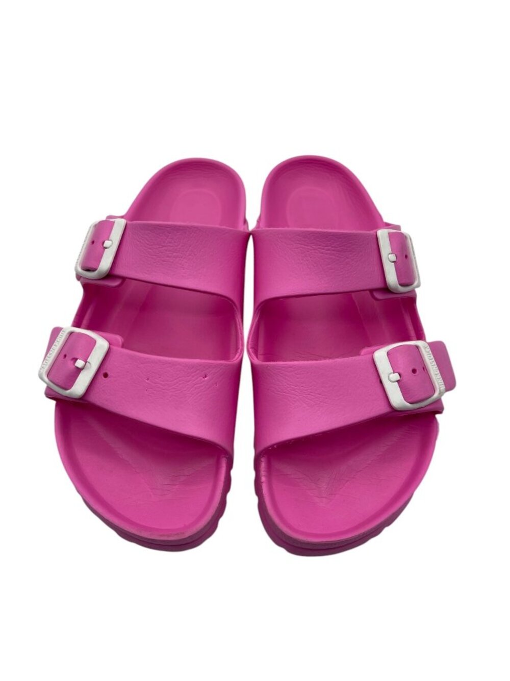 Birkenstock Arizona Essentials EVA Sandal Pink Rubber Size 6 regular width - Picture 3 of 6